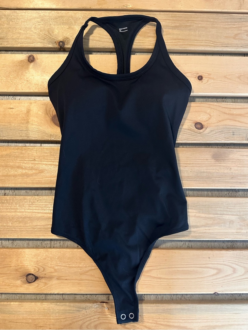 Gilly Hicks Women's Black thong Bodysuit XS